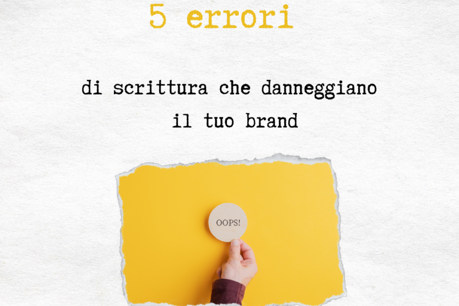 errori scrittura contenuti