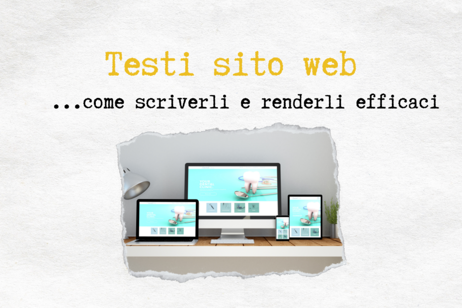 testi sito web