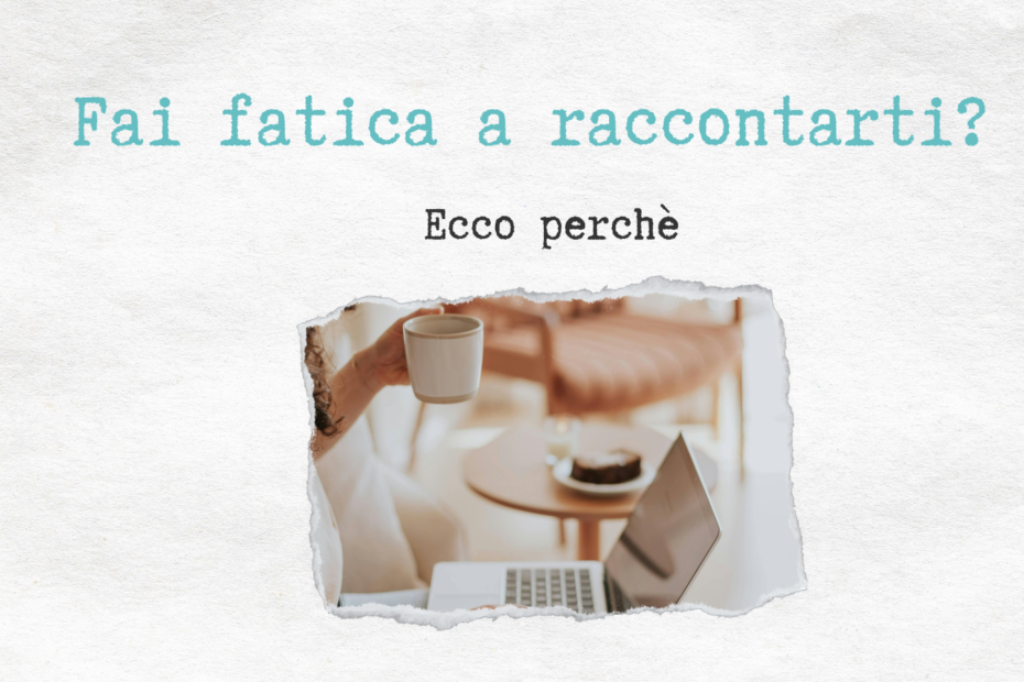 raccontarti che fatica